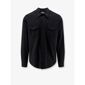 Aspesi Men Virgin Wool Blend Shirt/Jacket With Thermal Insulation
